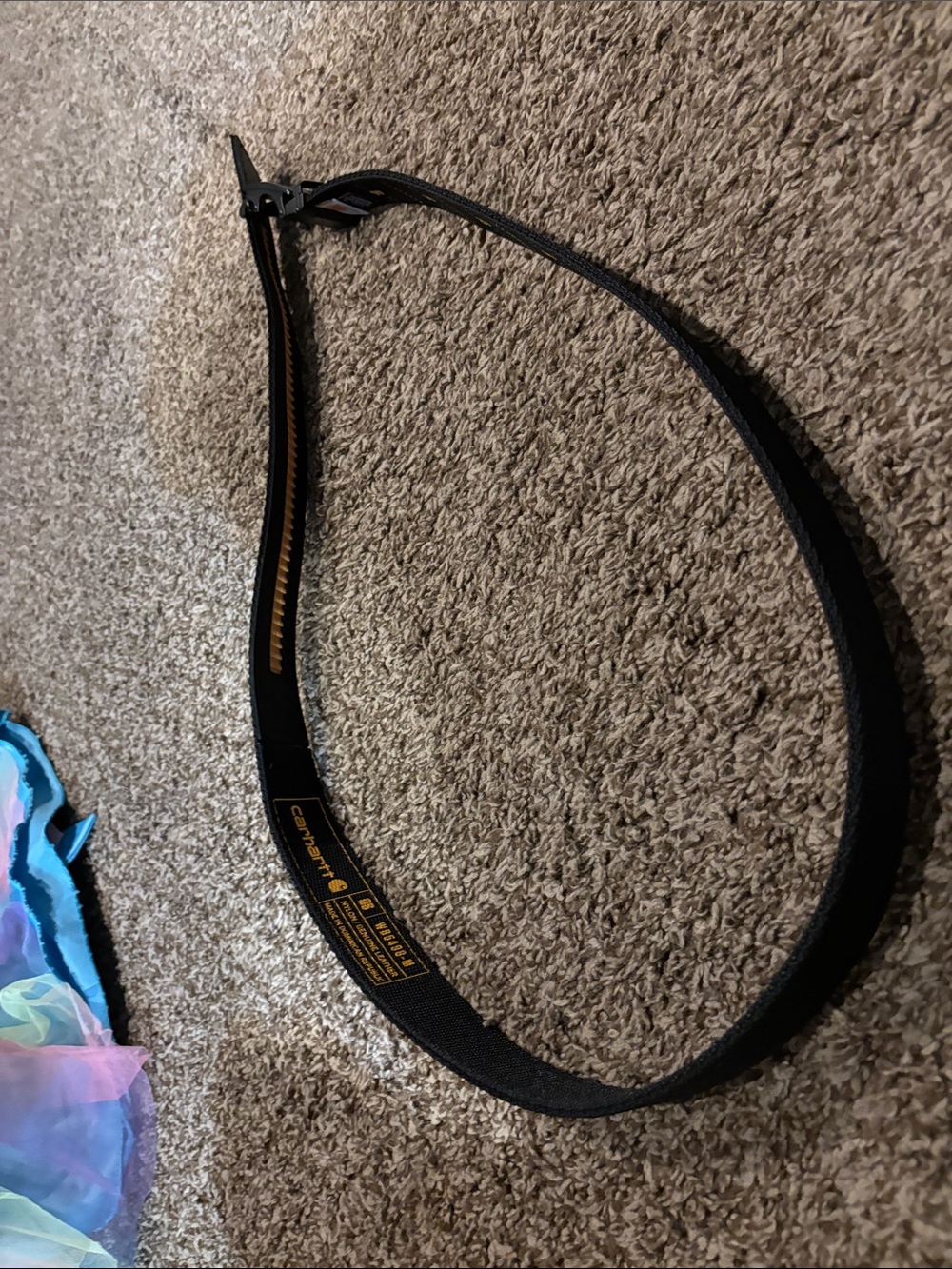 Carhartt Black Tactical Web Belt with Locking Ratchet